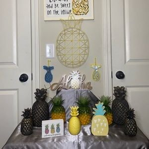 Pineapple Home Decor set